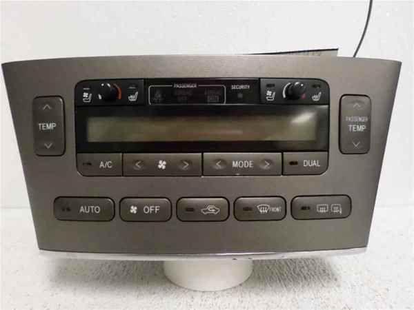 04 05 06 lexus es330 a/c heater control w/heated seats