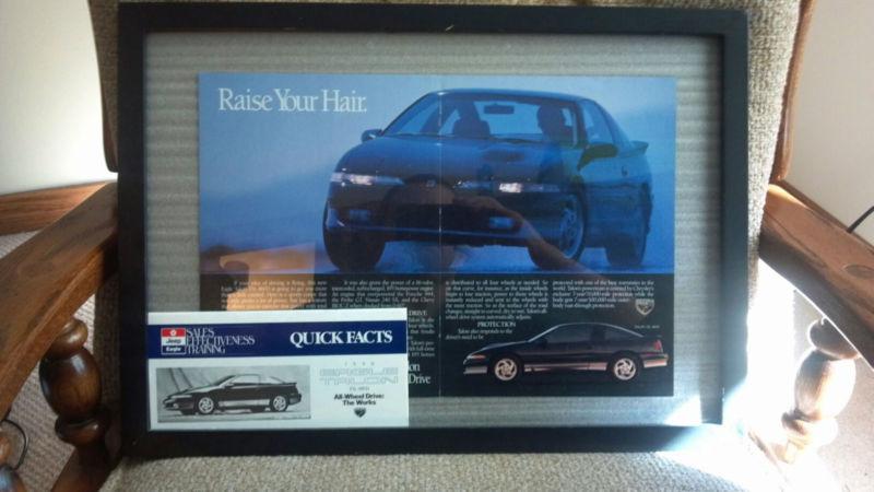 Eagle talon ad and dealer quick fact book