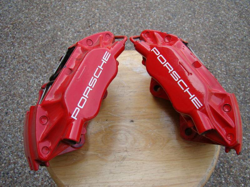 Porsche oem factory original brembo two (2) front caliper for 911-997 and 996