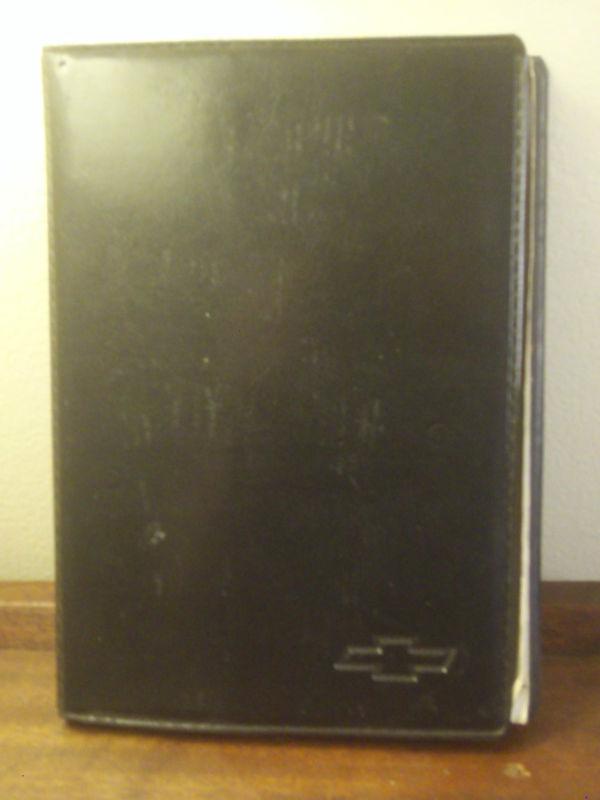 1990 chevrolet caprice owner's manual w/ leather case