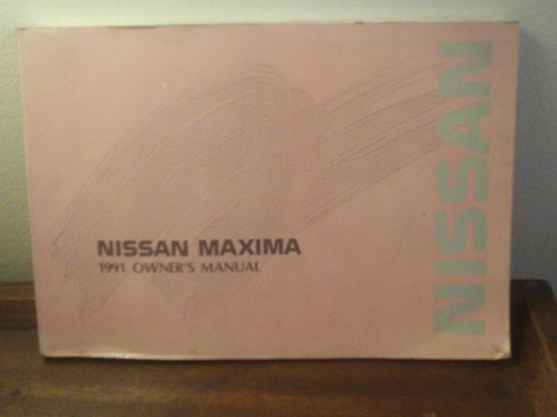 1991 nissan maxima owner's manual