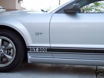 05-09  gt 300 side stripes 2005 2006 2007 2008 2009