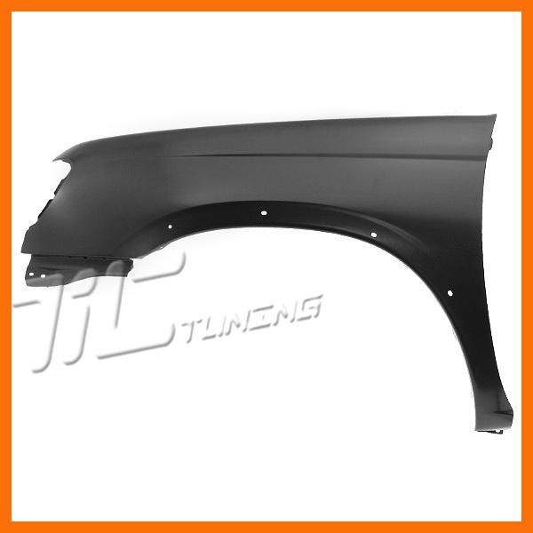 98 99 00 nissan frontier 4wd fender driver side primered steel w/flare hole left