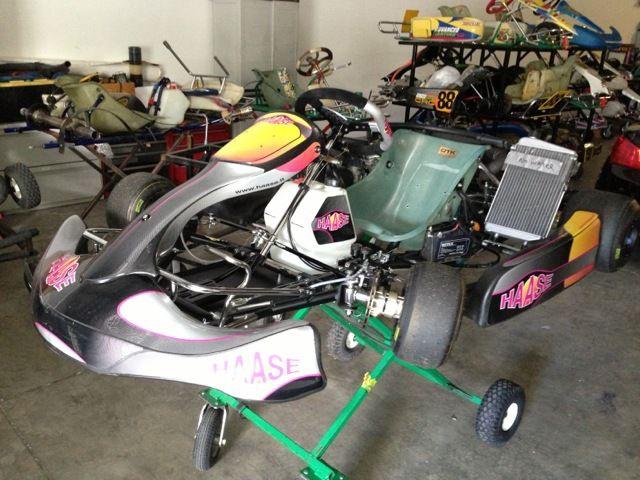 Haase edox rotax 125 dd2 chassis * 4hrs use * no tony kart crg birel intrepid