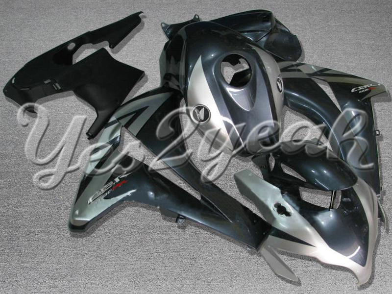 Injection molded fit fireblade cbr1000rr 08-11 grey black fairing zn920