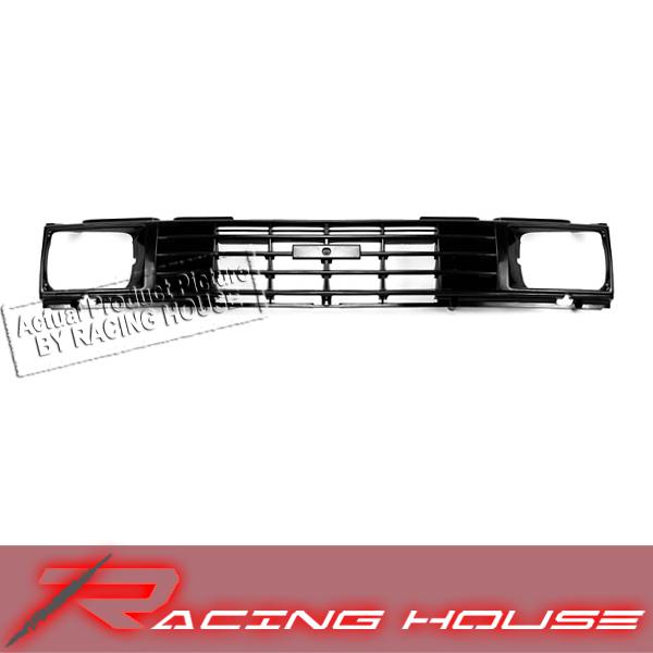 84-86 toyota pickup 2wd black front new grille grill assembly replacement parts