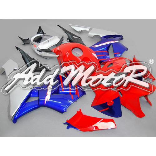 Injection molded fit 2005 2006 cbr600rr 05 06 red blue fairing 65n22