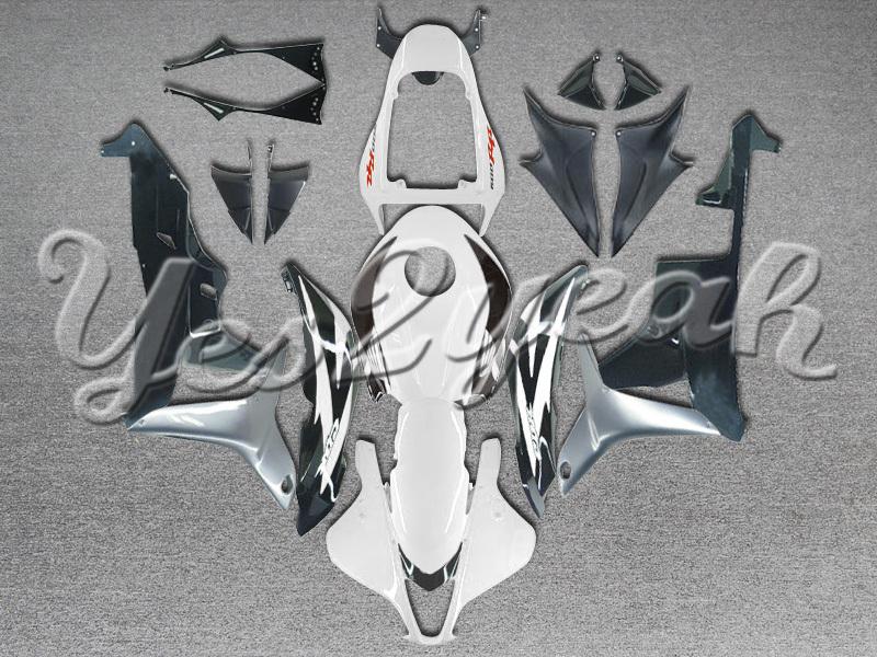 Injection molded fit 2007 2008 cbr600rr 07 08 black white fairing zn150