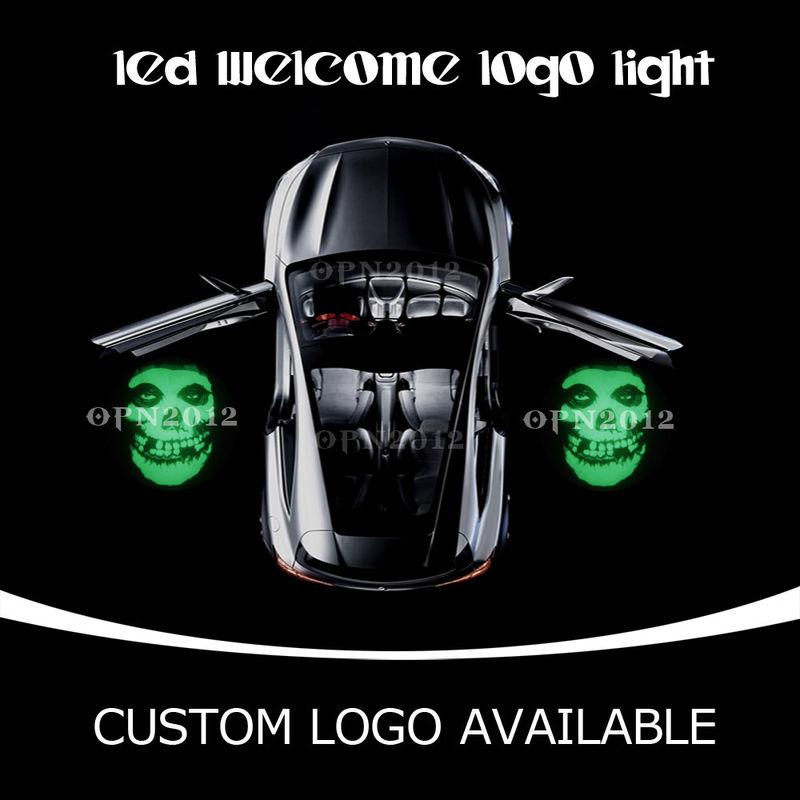 Car door welcome laser projector ghost shadow skeleton skull logo led light 