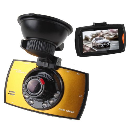 2.7&#034; lcd full hd 1080p car camera dash cam vehicle dvr night vision g-sense 120