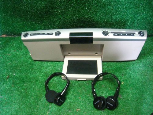 2011 ford flex limited oem overhead center console dvd player video headphones