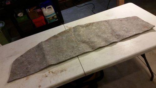 1967 1968 1969 barracuda notchback / coupe packagetray insulation - jute padding