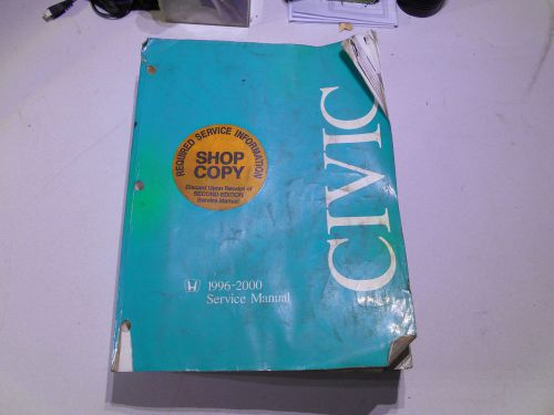 1996 1997 1998 1999 2000 honda civic shop service repair manual helms