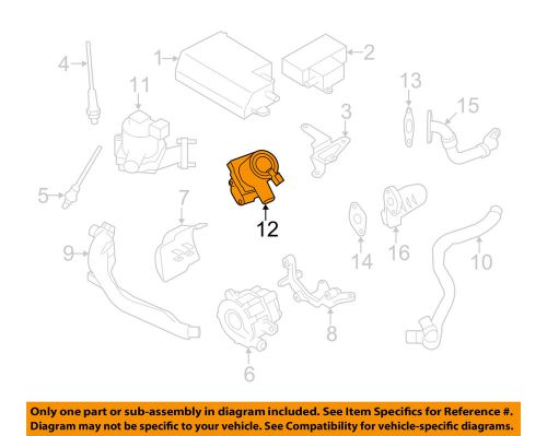 Subaru oem 08-14 impreza a.i.r. system-combination valve 14845aa270