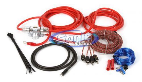 New! stinger sk4681 8 gauge awg power &amp; signal amplifier installation kit