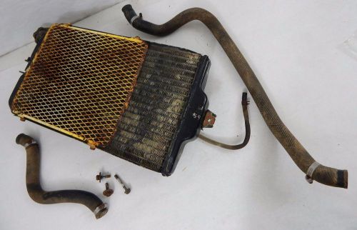 1987 genuine suzuki quadzilla zilla lt500r lt 500r 500 oem radiator &amp; hoses 87