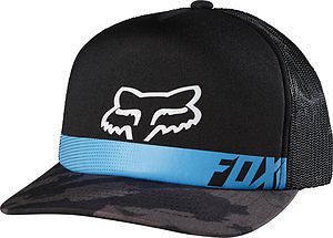 Fox racing kaos mens snapback hat surface blue one size