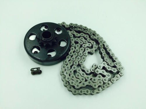 Centrifugal clutch for mini bike go kart 3/4&#039;&#039; bore 10t #40/41/420 5 feet chain