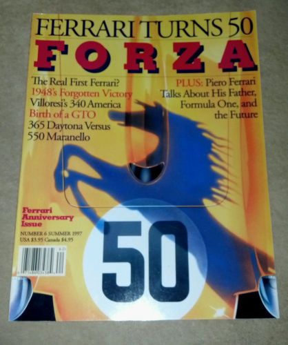 Forza magazine issue 6 #6 1997 ferrari turns 50