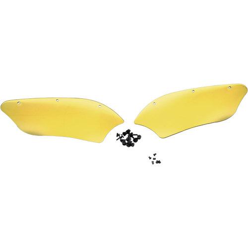 Memphis shades hd wind deflector, yellow, for memphis shades batwing fairings