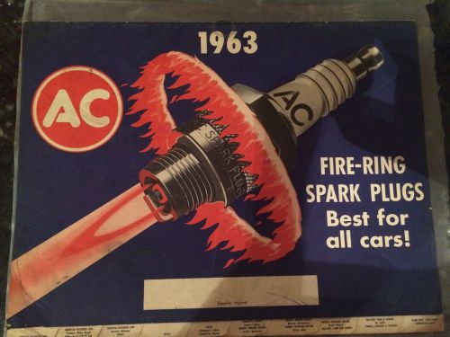 1963 ac fire ring spark plug conversion wall chart