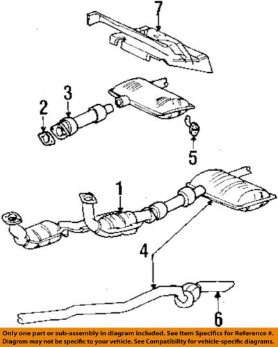 Ford oem exhaust-gasket f3dz5e241a