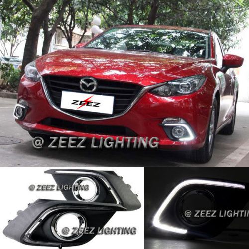 Exact fit led daytime running light drl fog lamp kit mazda 3 mazda3 14 15 16 #p