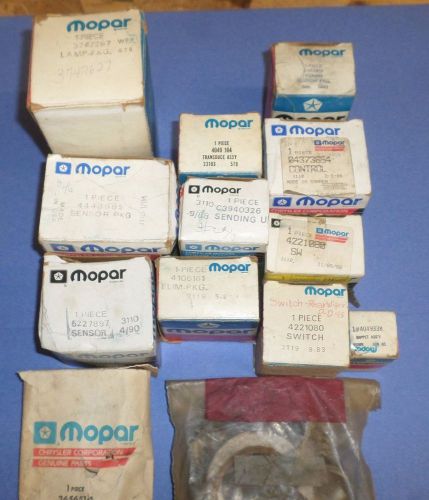 Nos mopar parts lot