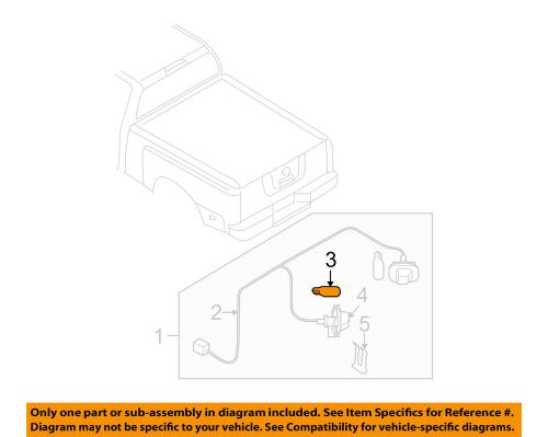 Nissan oem 08-15 titan-license lamp bulb 26261zr00a