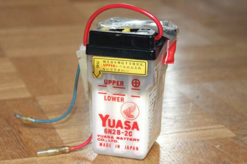 Nos battery for motocompo ncz50 6n2b-2c yuasa honda genuine parts