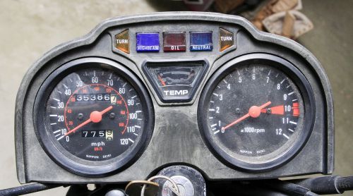 1978 honda cx500 gauge assembly speedometer tachometer