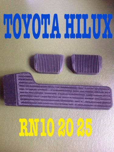 Toyota hilux rn10 rn20 rn25 brake clutch accelerator pedal pads set