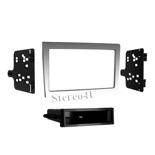 New metra 99-9606g single/double din dash kit for porsche 997 2005-2008 - gray