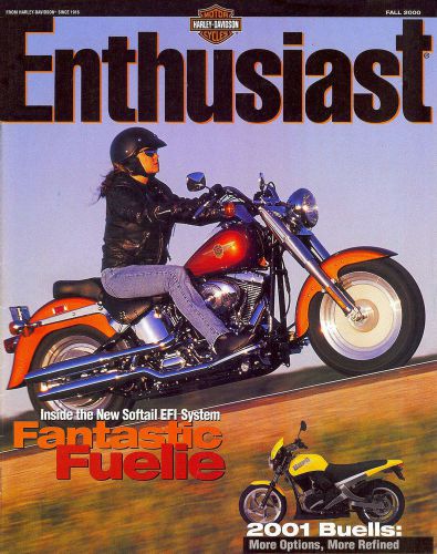 Fall 2000 harley-davidson enthusiast magazine -2001 softail efi-2001 buells