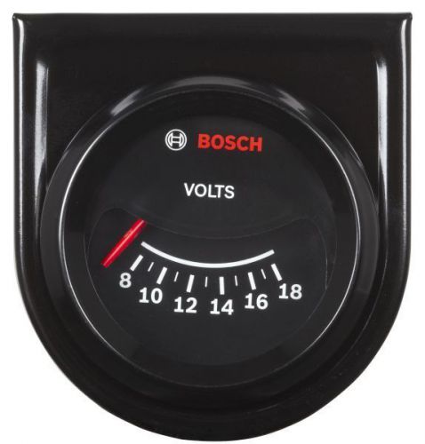 Bosch 2&#034; voltmeter black / black bezel fst7985 0-18v authorized distributor