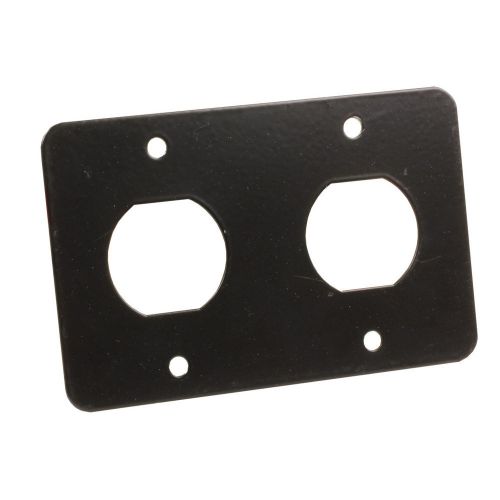 Jr products 15165 12v/usb mounting plate black