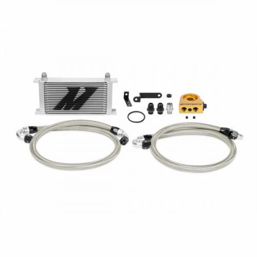 Mishimoto thermostatic oil cooler kit | silver | for subaru wrx sti 2008–2014