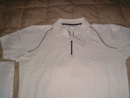 Porsche design driver&#039;s selection nos cream polo golf shirt usa:xl, euro:xxl