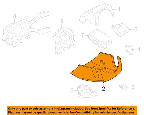 Porsche oem 12-15 911 steering column-lower clmn cover 991552475011e0