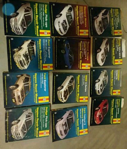 Haynes repair book lot