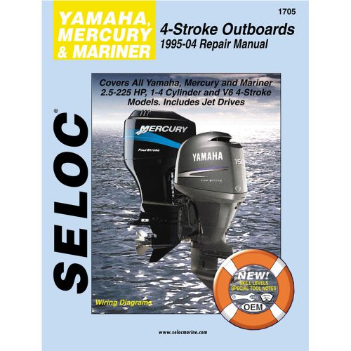 Seloc service manual - yamaha/mercury/mariner - 4 stroke - 1995-04 -1705
