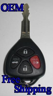 Oem toyota security keyless entry remote key fob transmitter clicker hyq12bby