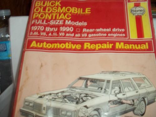 Haynes auto repair manual