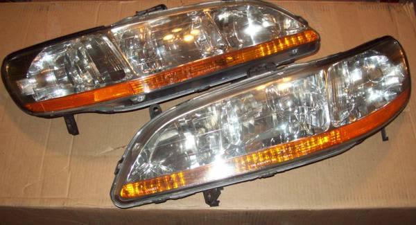 2001 2002 honda accord lx v6 head ligths rift left and tail lights set new 