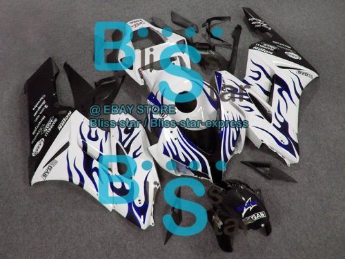 Flames blue injection fairing kit fit honda cbr1000rr 2004-2005 37 a3