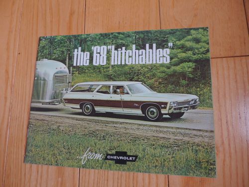 1968 chevrolet the 68 hitchables chevelle camaro nova corvair brochure