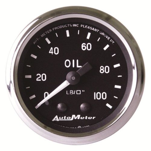 Auto meter 201006 cobra; mechanical oil pressure gauge