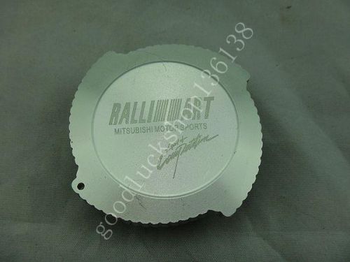 Jdm ralliart engine oil filler cap fuel tank cover for mitsubishi evo 4,5,6 d03