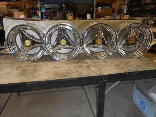 15&#034; x 7&#034;  vintage nos   spectrum   phantom  chrome wheel  rims ,