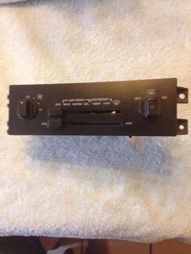 84-89 corvette manual air conditioning heater climate control